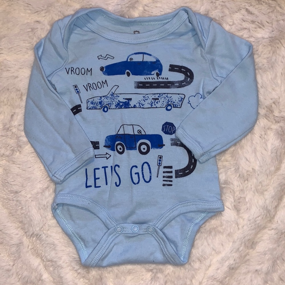 (3 for $10) so cute baby car 0-3 month Onesie/bodysuit